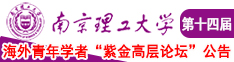 男的槽女的逼南京理工大学第十四届海外青年学者紫金论坛诚邀海内外英才！